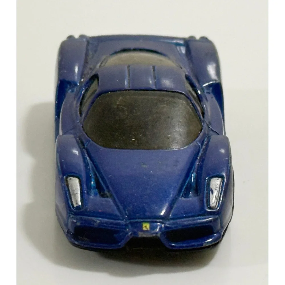 Hot Wheels Enzo Ferrari Kids 1:64 Blue Diecast Toy Car 2002 Mattel